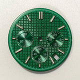 VK63 watch dial Non Logo Royal Oak dial 31.8mm waffle texture Chronograph Face 6 Hands fit for Quartz VK63 movement watch accessories