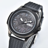 Aquanuat Watch TD901 40mm Dress Watch  sapphire Luminous  5ATM Glassback pvd gold black