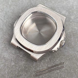 Square Watch Case fit for Philippe Nautilus  40mm Japan NH35A NH34 NH70 Movement Sapphire Glass Watch Parts