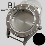 Miyota 9015 watch Case Fifty Fathoms 40mm Retro Domed Sapphire Luminous Bezel For NH35 NH36 NH34 ETA 2824 PT 5000 Miyota 9015 10bar