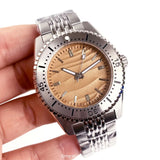 62mas Watch Mod Tandorio TD230k NH35A Automatic Watch for Men 41mm Diving Sapphire 30ATM Aluminum Bezel