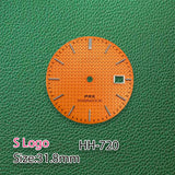 31.8mm watch dial PRX dial NH35 Oak dial Dial No Hands Green Luminous Suitable for NH35 NH36 Movement Watch Modification Accessories