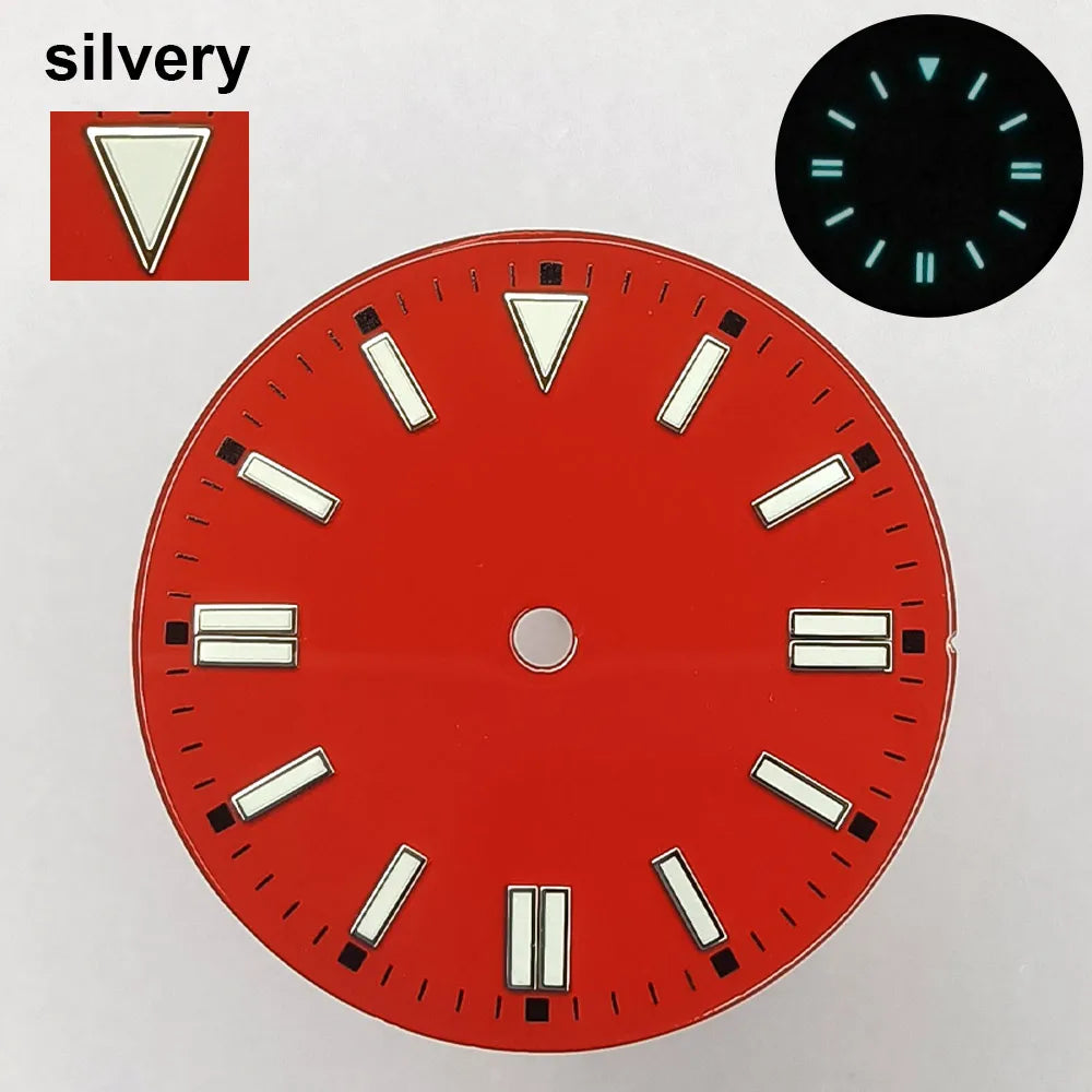 151 type of dials Submariner 28.5mm dial with calendar window suitable for NH35 movement luminous dial can support DIY dial customization name/logo