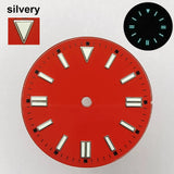 151 type of dials Submariner 28.5mm dial with calendar window suitable for NH35 movement luminous dial can support DIY dial customization name/logo
