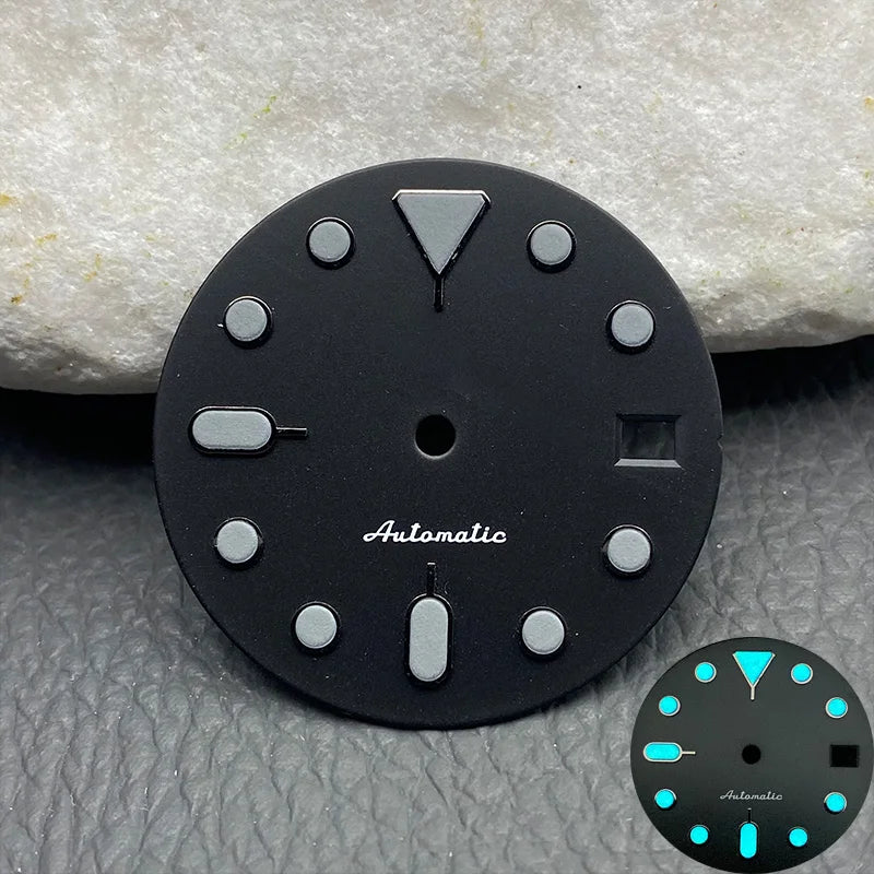 NH36 Watch Dial 28.5mm for SKX007 SKX173 SRPD Turtle Abalone Tuna Canne Diving Watch Dragon