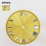 151 type of dials Submariner 28.5mm dial with calendar window suitable for NH35 movement luminous dial can support DIY dial customization name/logo