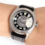 38mm Vintage Pilot Watch Tandorio TD158A  NH35 PT5000 Automatic Field Watch 20ATM Domed Sapphire