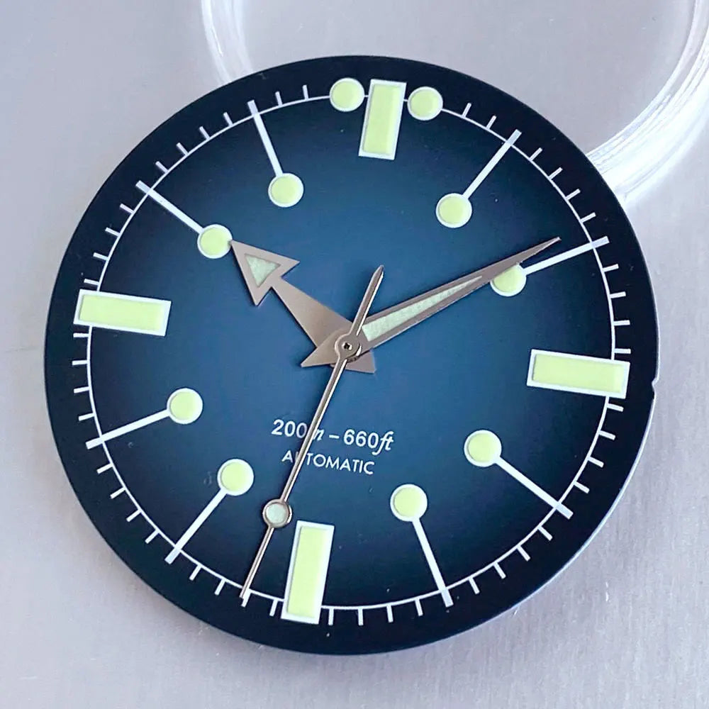 31mm Dial Luminous Hands Fit for NH35 NH36 NH38 ETA2824 PT5000 Miyota8215 Automatic Movement
