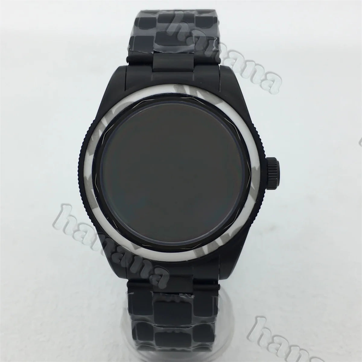 PVD Black Watch Case BB58 39MM domed sapphire stainless steel case for NH34 NH35 NH36 ETA2824 PT5000movement 20ATM