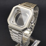 44mm Square Watch Case Cubitus Mod part NH34 NH35 NH38 36 Movement Sapphire for 29.5MM Dial
