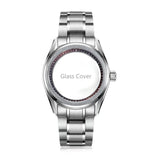 Premium 40mm GS GMT Case Sapphire AR High Quality Tape NH35 GMT NH34 Movement Automatic Mechanical Luxury Men's Watch 33.5MM Dial