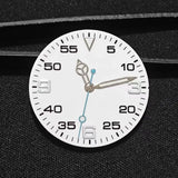 AIr King29mm Watch Dial Set Green Luminous Watch Accessories Watch Faces+hands for 8215/ 8200/ 8205/ 821A/ 2813 Movement