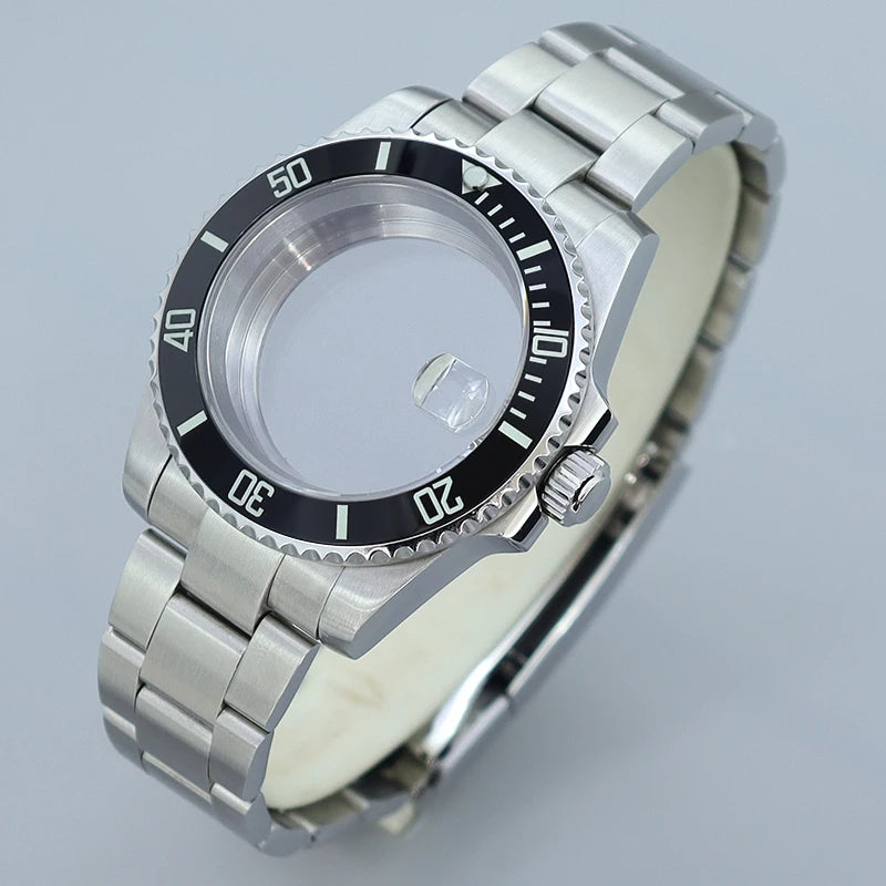 40MM Submariner watch case Eta2824 Sw200 PT5000 Sloping Bezel Sapphire GMT Yacht Master