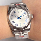 Rome DateJust Watch Tandorio TD136R 36mm 39mm Roman Numbers NH35 Automatic Sapphire 200M Waterproof  Luminous