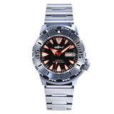 HEIMDALLR NH36 Monster Diver Automatic 200m Waterproof PVd Black AR Sapphire Luminous Men Watch Ghost Teeth Series