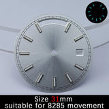 40MM M8285 Watch Case M8215 Watch 316L stainless steel strap Sapphire mirror and stainless steel case accessories for 8285 movement