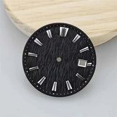 New NH35 Watch Dial 33.5mm Black White Blue Green Dial for NH35 NH36 Movement Watch Accessories No Logo Diy Parts