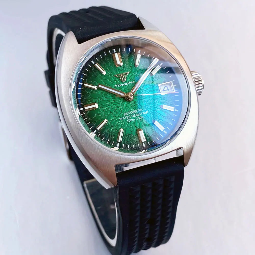 Identity Crisis Watch TANDORIO TD102F 36MM Luminous 200M Waterproof NH35A  AR Domed Sapphire