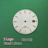 31.8mm watch dial PRX dial NH35 Oak dial Dial No Hands Green Luminous Suitable for NH35 NH36 Movement Watch Modification Accessories