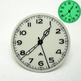 28.5mm NH35 Dial With Green Light Suitable for Japanese Movements NH35/NH36A Mechanical Watch Modification Accessories