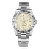 San Martin SN0054G GMT Pink Dial BB  39mm NH34 Automatic Watch 10Bar AR Sapphire BGW9 Lume