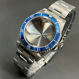 Retro Diver case 39mm,10bar waterproof stainless steel sapphire crystal case, suitable for NH34, NH35, NH36 mechanical movement accessories