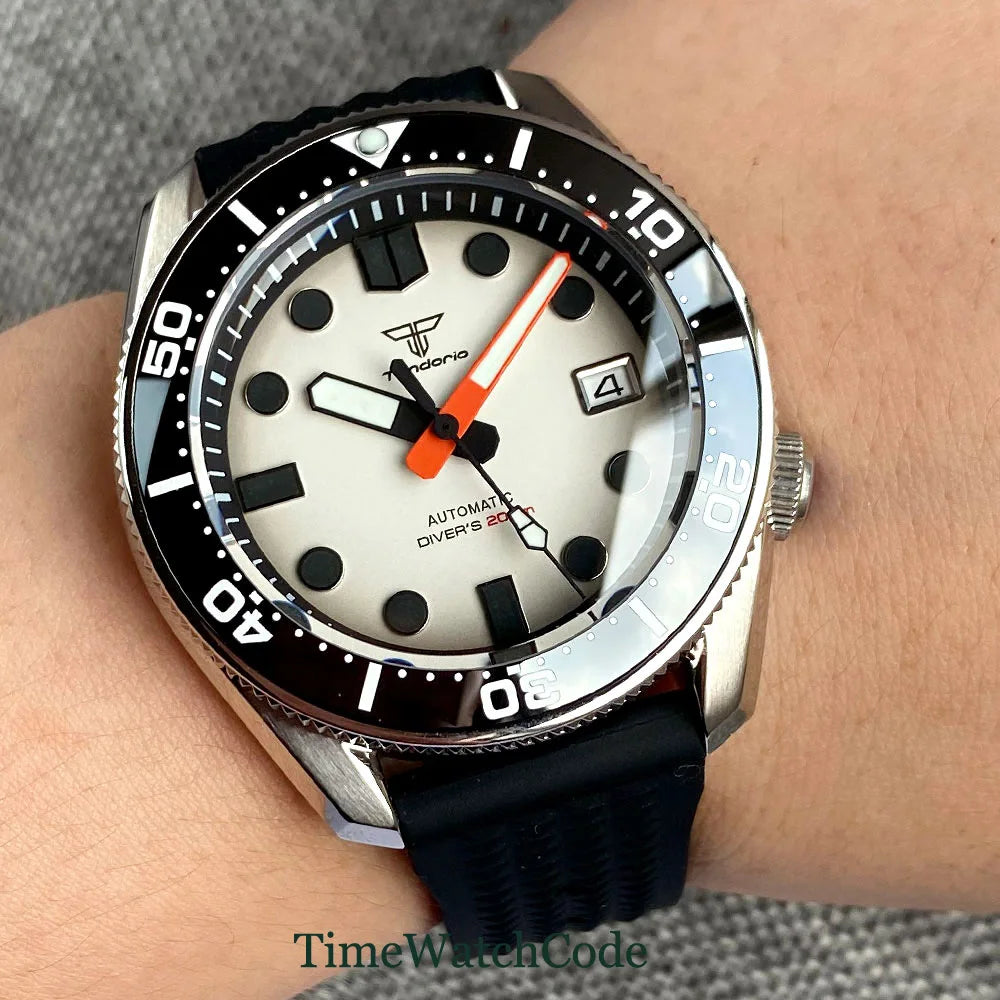 Tandorio 20BAR Diving Watch NH35 Sapphire 43mm TD236