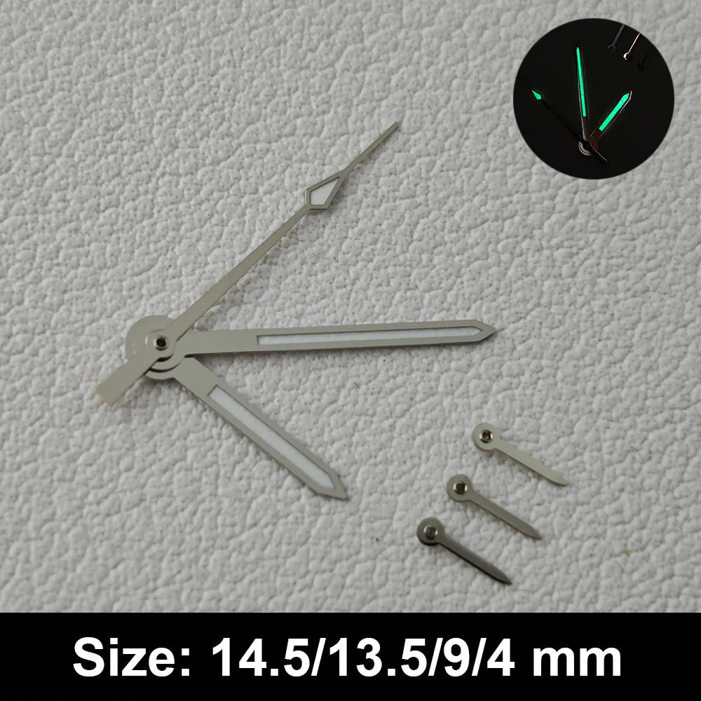 40mm Speedmaster Watch Case Stainless Steel  For VK63 VK64 Chronograph Quartz Movement Mineral Moon Foorprint Sterile Caseback
