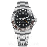 40mm Quartz GMT Submariner Ronda 515 24H Movement Ceramic Sapphire Glass 10Bar Waterproof C3 luminous