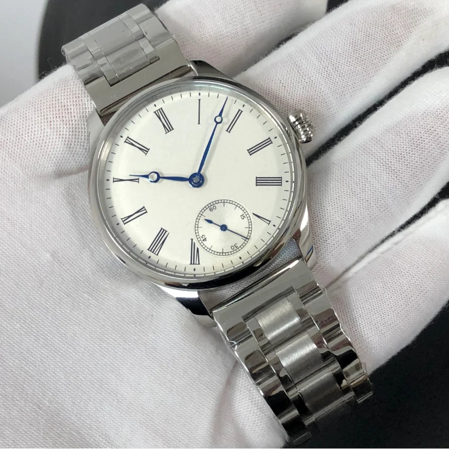 41mm VIntage Hand winding Pilot Asia 6498 Seagull ST3621 Sapphire 5ATM SUB Second