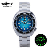 Sea Turtle Watch Heimdallr NH36 Automatic Abalone Luminous Orange Gradient Dial Sapphire  20Bar Captain Willard