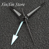 GS 4 Pointers NH34A GMT Watch Hands C3 Green Luminous Watch Needles for NH34 NH35 NH36 NH38 Movement