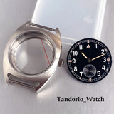 36mm Identity Crisis Mod ST1701 Sub Second watch Case set Stainless Steel With 30mm dial 10ATM Sapphire