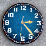 Tandorio 40.5mm Matte Watch Dial Fit NH35 NH36 ETA2824 PT500 Arabic Numeral Watch Face Automatic Watch Accessories Replace Parts