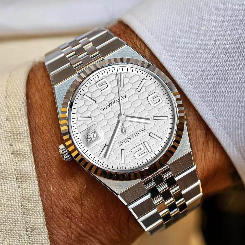 Datejust Watch Specht & Söhne 37MM Luxury Automatic Miyota 8215 Luminous Sapphire Crystal 50M Waterproof