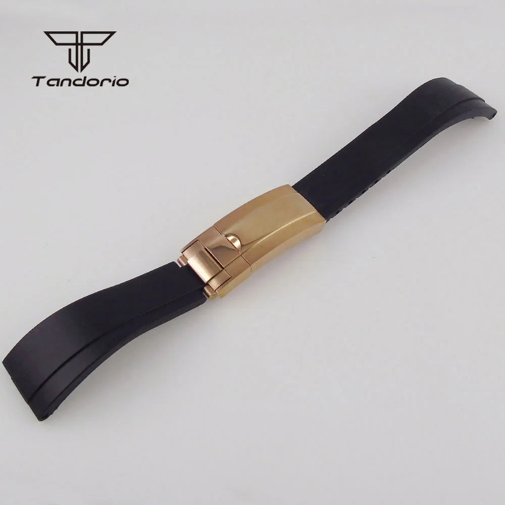 39mm Quartz Watch Case+Watchband Sapphire Glass Fit VK63 VK64 Movt Multi-Functional Chronograph Men Wristwatch Accessories Parts