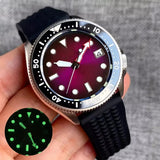 Stainless Steel / Titanium SKX013 Mod 37mm Tandorio TD248A 20ATM Diver Sapphire NH35 Automatic 3.8 Crown
