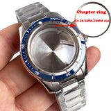 40mm Diver Watch Case Serica Double Domed Sapphire Chapter Ring 200m Waterproof  Men Watch Case Fit NH35 NH36 NH38 ETA2824 PT5000 Movement Part