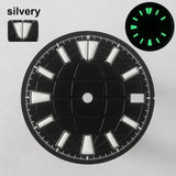 151 type of dials Submariner 28.5mm dial with calendar window suitable for NH35 movement luminous dial can support DIY dial customization name/logo