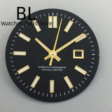 24.5MM Dial for women's watch Sunburst NH05 Watch Dial Gold Rose Sticks Number Women's Mechanical Watch Modified Parts Fit 31mm NH05 NH06 Watch