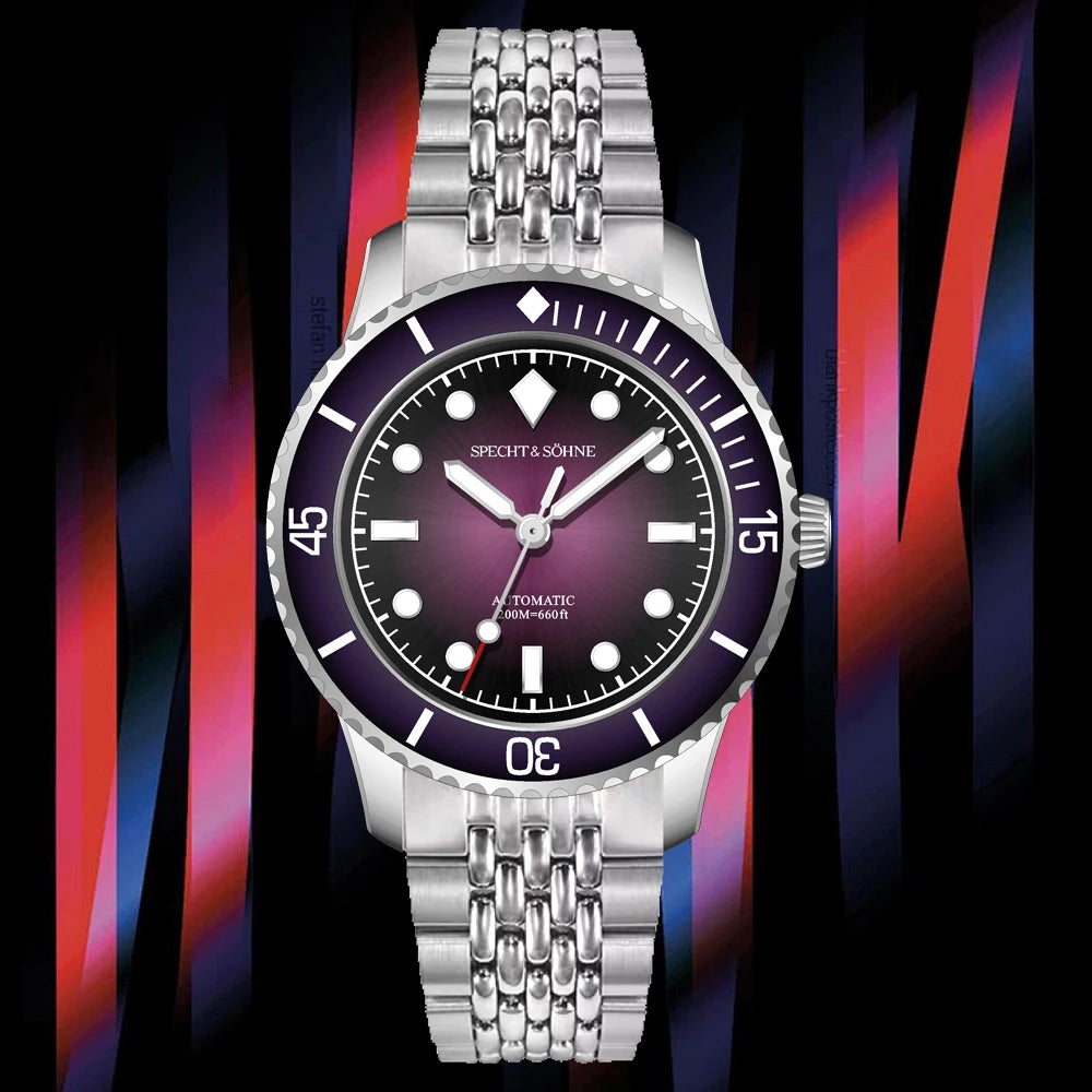 39mm Fifty Fathoms Mod Specht & Söhne SP0033 Miyota 8215 Automatic Watches Sapphire BGW Luminous 20Bar