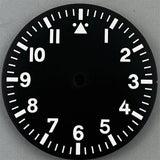 29mm NH35 Watch Dial White Black Blue Dial Green Luminous Fit TMI NH35 NH36 ETA2824 Mingzhu DG2813 Miyota8215 PT5000 Movement