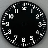 29mm NH35 Watch Dial White Black Blue Dial Green Luminous Fit TMI NH35 NH36 ETA2824 Mingzhu DG2813 Miyota8215 PT5000 Movement