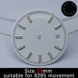 40MM M8285 Watch Case M8215 Watch 316L stainless steel strap Sapphire mirror and stainless steel case accessories for 8285 movement