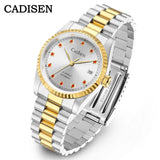 CADISEN C8223 DateJust Watch Miyota 8215 Sapphire Luxury Golden Watch 36MM Ladies Men