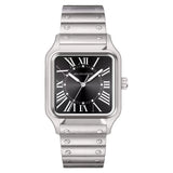 クォーツスクエアウォッチ Specht &amp; Söhne Classic 34MM 超薄型カジュアルウォッチ サファイア 50M 防水 Reloj Hombre