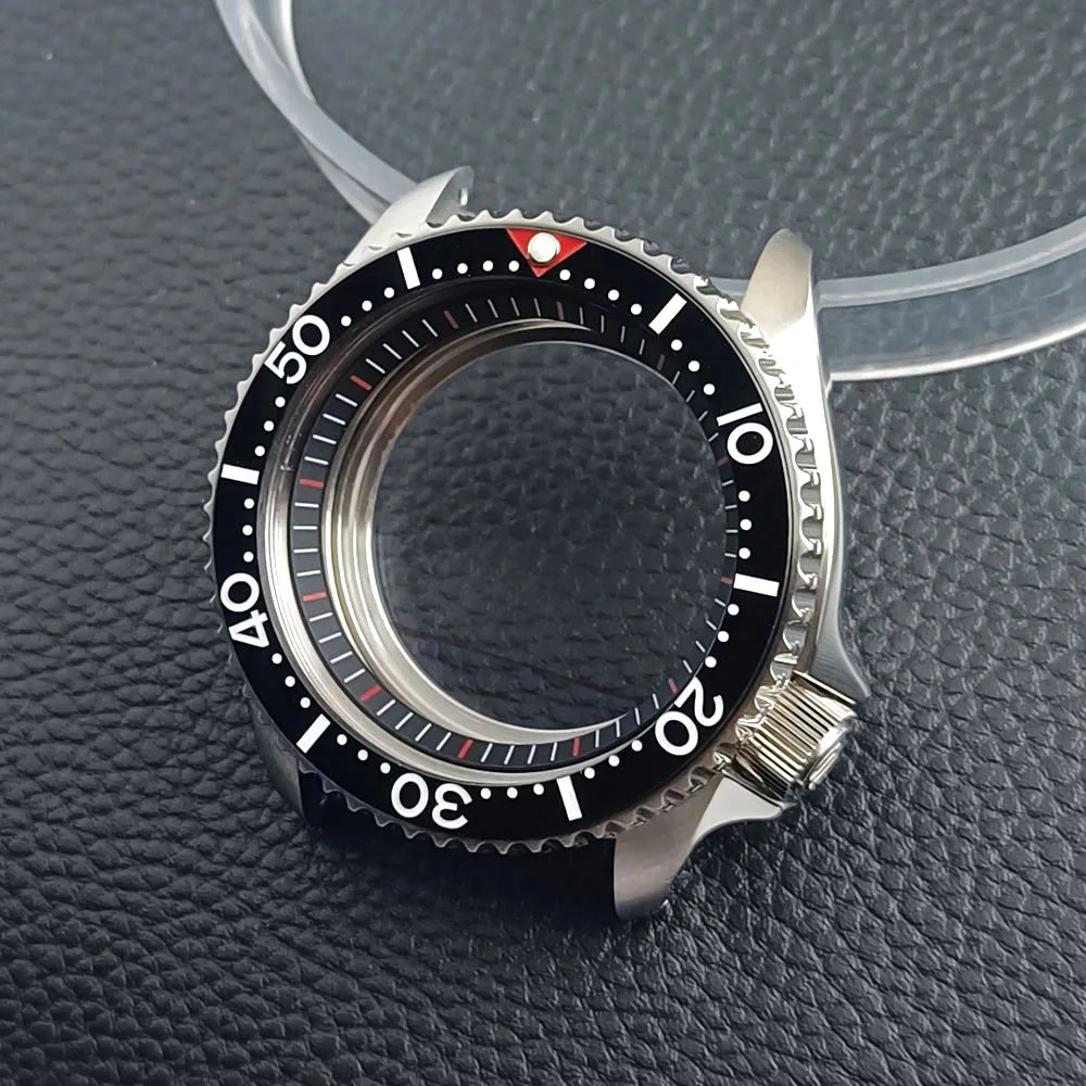 42mm Skx007 Case Mod For NH35 316 Steel Case Fit NH35 NH36 Movement/Dial Case Plane Sapphire Glass 22mm Strap Watch Box