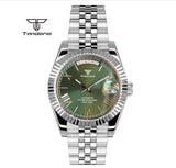 Tandorio Day Date Watch TD139 Seiko NH36 39mm / 36mm Sunburst Sapphire 10Bar