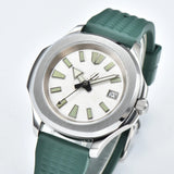 Aquanuat Watch TD901 40mm Dress Watch  sapphire Luminous  5ATM Glassback pvd gold black