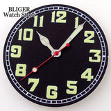 39mm vintage pilot Case 33.5mm Dial Sapphire Glass For NH35 NH35A 2824 PT5000 Waterproof Watch Case Screw Crown